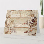 Vintage Kinder Karte (Vorderseite)