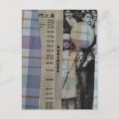 Vintage Kinder Mit Ballons Collage Postkarte (Vorderseite)