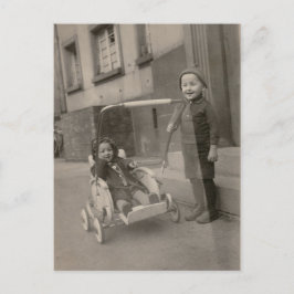 Vintage Kinder Postkarte