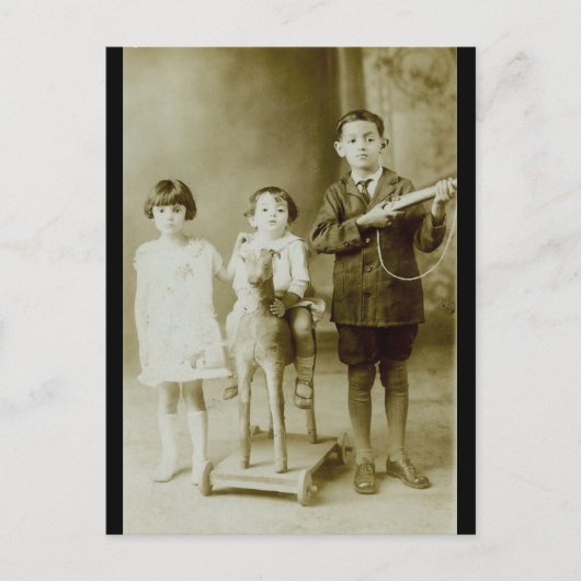 Vintage Kinder Postkarte (Vorderseite)