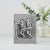 Vintage Kinder Postkarte (Stehend Vorderseite)