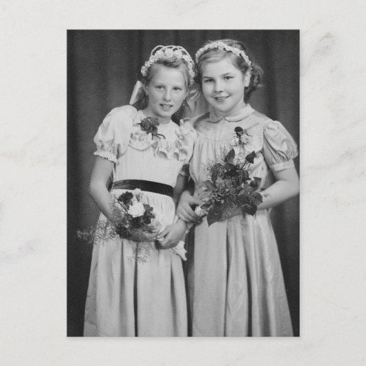 Vintage Kinder Postkarte (Vorderseite)