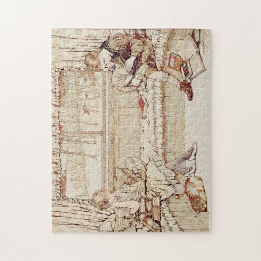 Vintage Kinder Puzzle (Vertikal)