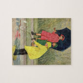 Vintage Kinder spielen Puddles Toyota Rain Puzzle (Horizontal)