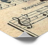 Vintage Kinder und Blumenkollektion Poster (Ecke)