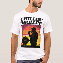 Vintage Kinder" und "Grillin" T-Shirt