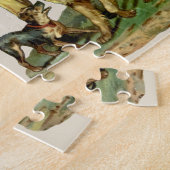Vintage Kinder- und Hundewagen Puzzle (Seite)