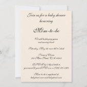 Vintage Kinder, Viktorianische Kinderdusche Einlad Einladung (Rückseite)