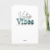 Vintage Kinder Weihnachtsgeschenke öffnen Karte (Rückseite)