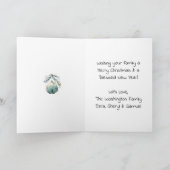 Vintage Kinder Weihnachtsgeschenke öffnen Karte (Innenseite)