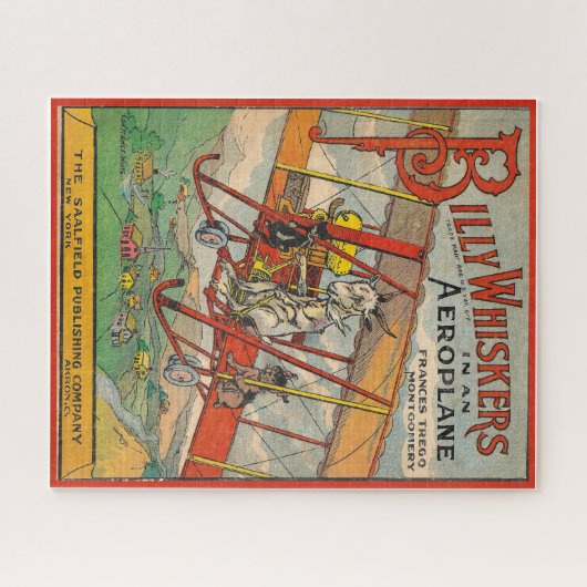 VINTAGE KINDERBUCHDECKUNG 1920 PUZZLE (Horizontal)