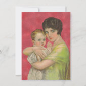 Vintage Kinderdusche der 1930er Jahre Einladung (Rückseite)