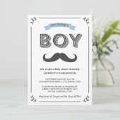 Vintage Kinderdusche Einladung (Stehend Vorderseite)