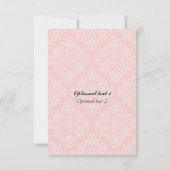 Vintage Kinderdusche Einladung (Rückseite)