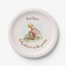 Vintage Kinderdusche im Garten