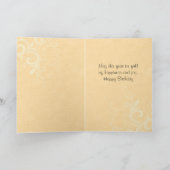 Vintage Kindergeburtstag-Karte Karte (Innenseite)