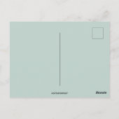 Vintage Kinderkirche Weltfrieden Weihnachten Postkarte (Rückseite)