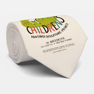 Vintage Kinderkunst-Tie Krawatte