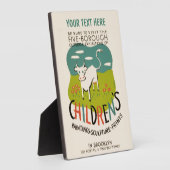 Vintage Kinderkunstmaler Fotoplatte (Seite)
