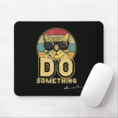 Vintage kinderlose Katzenmutter tut etwas Mousepad (Mit Mouse)