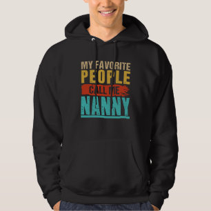 Vintage Kindermädchen Meine Lieblingsmenschen nen Hoodie