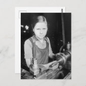 Vintage Kinderpostkarte Postkarte (Vorne/Hinten)