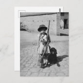 Vintage Kinderpostkarte Postkarte (Vorne/Hinten)