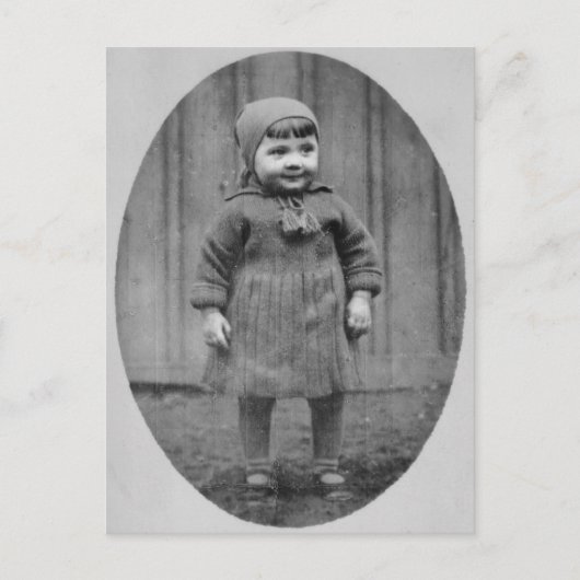 Vintage Kinderpostkarte Postkarte (Vorderseite)