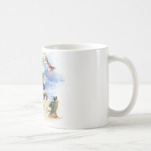 Vintage-Kinderreim Hey Diddle, Katze Fiddle Kunst Kaffeetasse