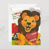 Vintage Kindervalentinepostkarten Feiertagspostkarte (Vorne/Hinten)