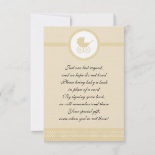 Vintage Kinderwagen Baby Shower Einladung