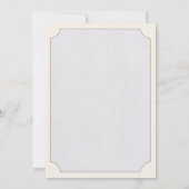 Vintage Kinderwagendusche oder Sprinkleranlage, Ju Einladung (Rückseite)