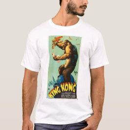 Vintage King Kong Horror Monster Movie Poster T-Shirt