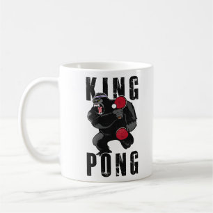 Vintage King Pong - Tischtennis Kaffeetasse
