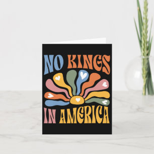 Vintage Kings in Amerika Boho Blumenziffer Wome Karte