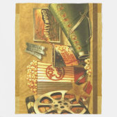 Vintage Kino-Fleece-Decke Fleecedecke (Vorderseite)