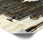 Vintage Kinokamera Poster (Ecke)