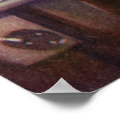 Vintage Kinoprojektionistin Filmkamera Poster (Ecke)