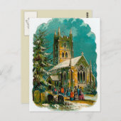 Vintage Kirche Postkarte (Vorne/Hinten)