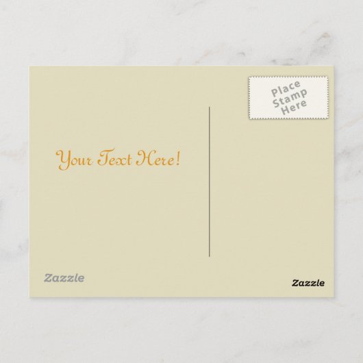 Vintage Kirche Postkarte (Rückseite)