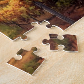 Vintage Kirche und Weinberg Puzzle (Seite)