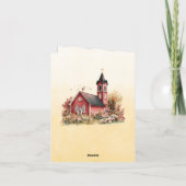 Vintage Kirchenbibliotheken Herbst (Rückseite)