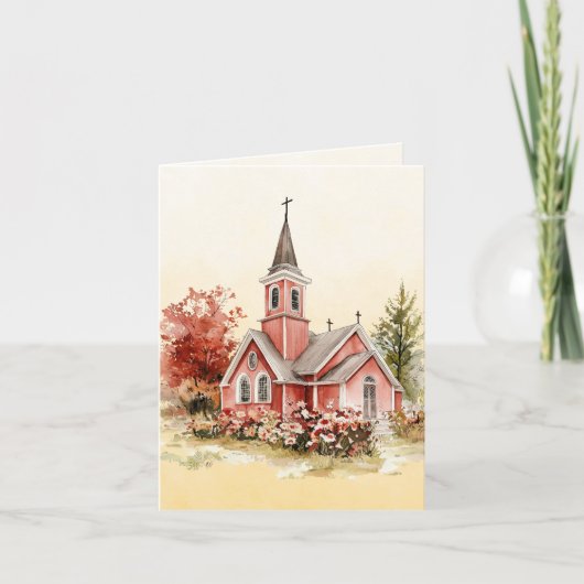 Vintage Kirchenbibliotheken Herbst (Vorderseite)