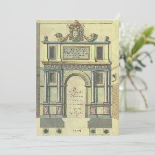 Vintage Kirchentür Eintritt Renaissance Architektu (Stehend Vorderseite)