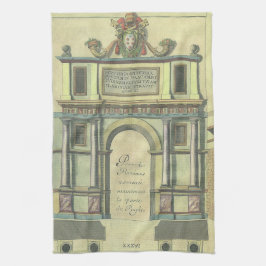 Vintage Kirchentür Eintritt Renaissance Architektu Geschirrtuch