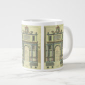 Vintage Kirchentür Eintritt Renaissance Architektu Jumbo-Tasse (Vorderseite Rechts)