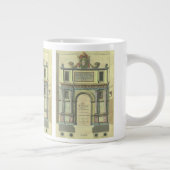 Vintage Kirchentür Eintritt Renaissance Architektu Jumbo-Tasse (Rechts)