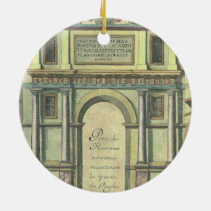 Vintage Kirchentür Eintritt Renaissance Architektu Keramik Ornament