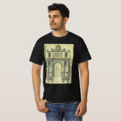 Vintage Kirchentür Eintritt Renaissance Architektu T-Shirt (Vorne ganz)