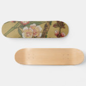 Vintage Kirschblüten Antike Asiatische Kunst Skateboard (Horizontal)